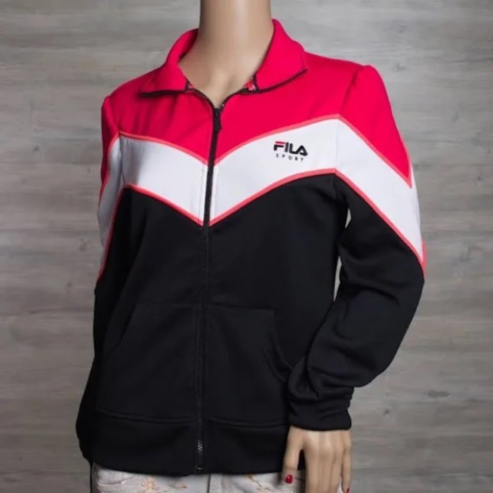 Womens medium fila sport zip up